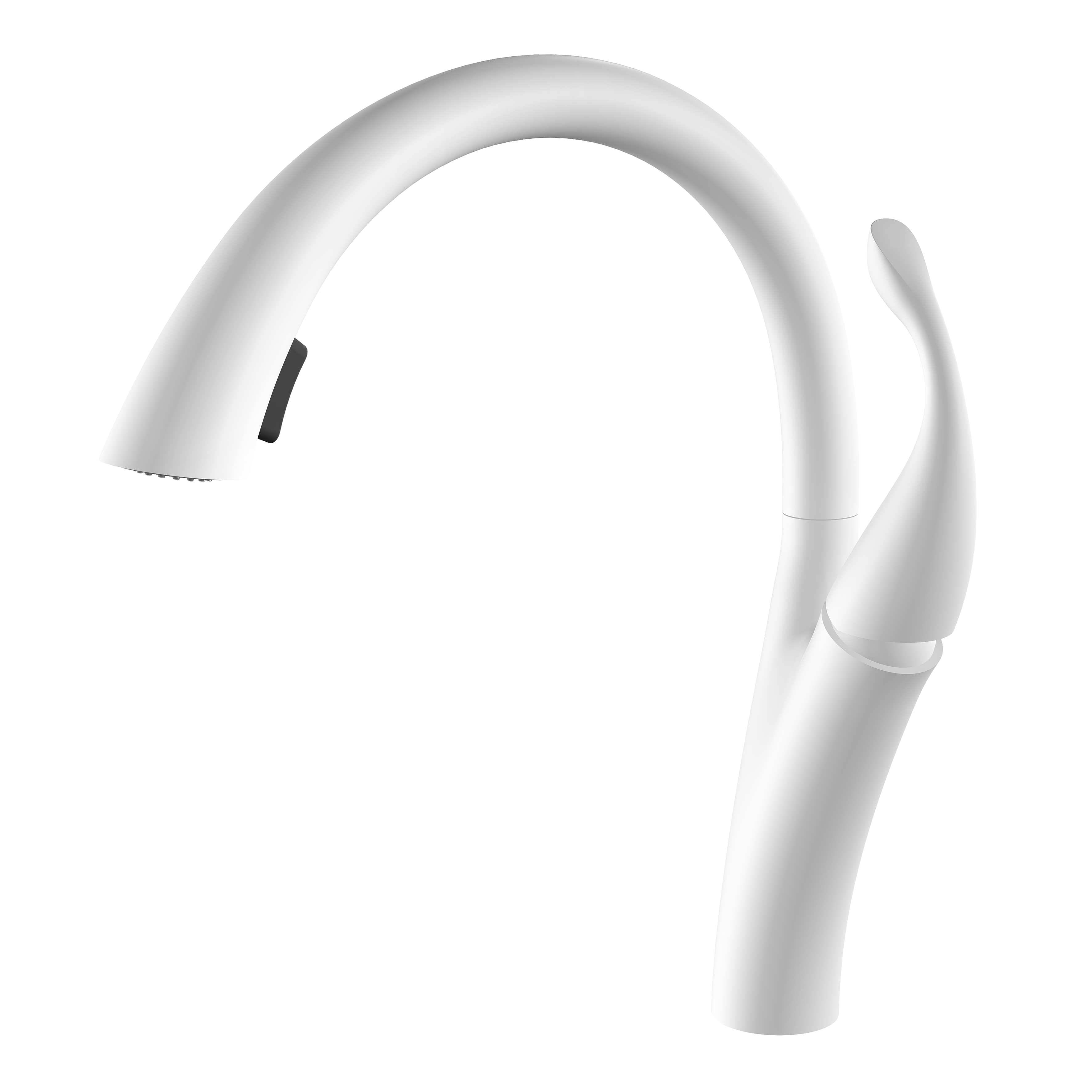Кухонный смеситель White Swan Design, выдвижной распылитель