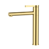 Смеситель для раковины из золотой латуни европейского дизайна 